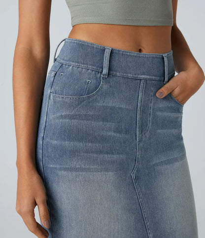 Denim Comfort Skirt