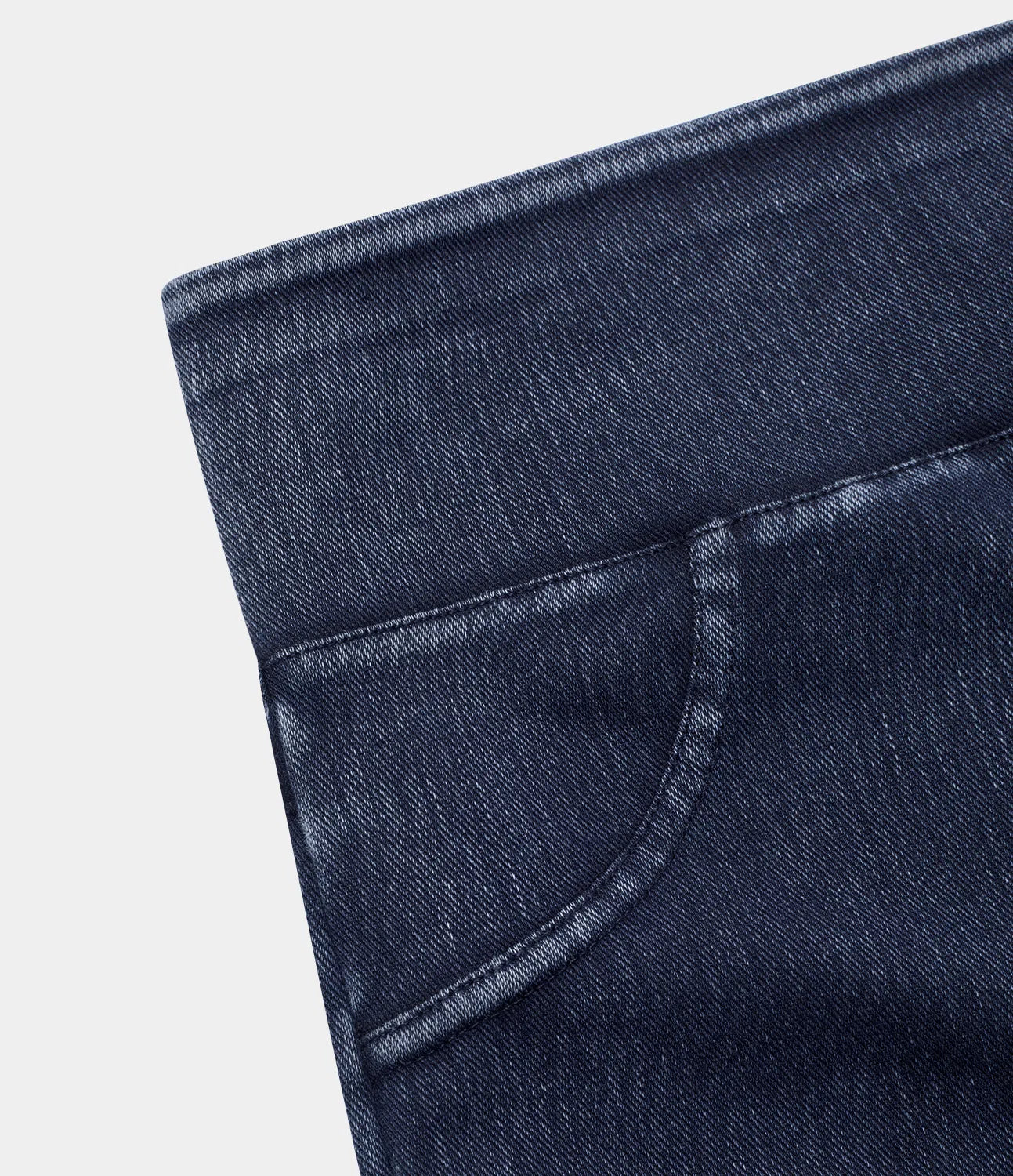 High Waisted Pocket Denim Casual Leggings