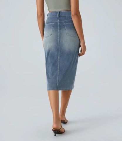 Denim Comfort Skirt